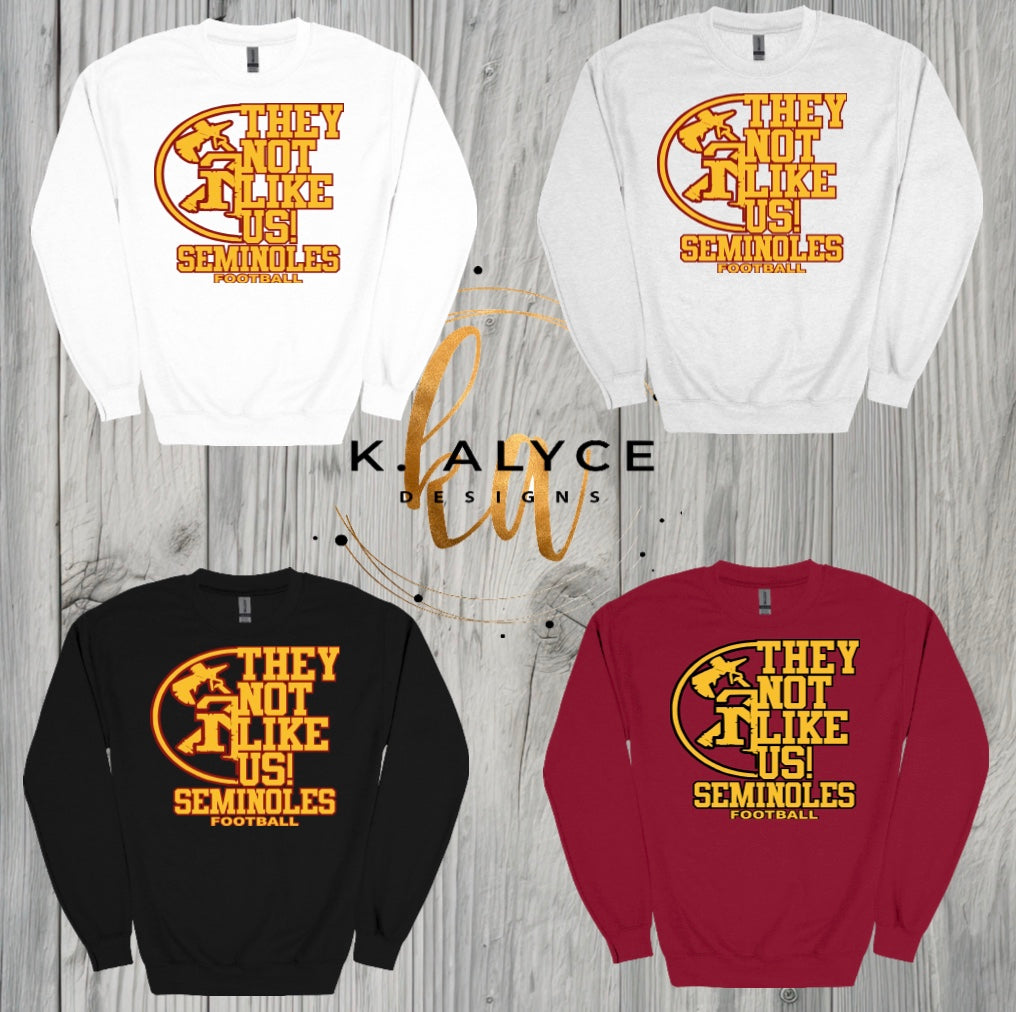 Adult Shively Seminoles Fan Long-Sleeve Shirt - Design 4