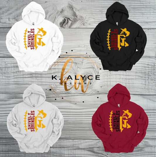Adult Shively Seminoles Fan Hoodie - Design 2