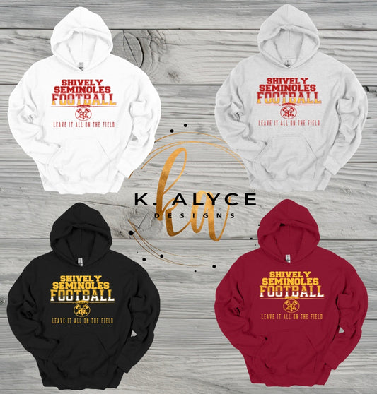 Adult Shively Seminoles Fan Hoodie - Design 3