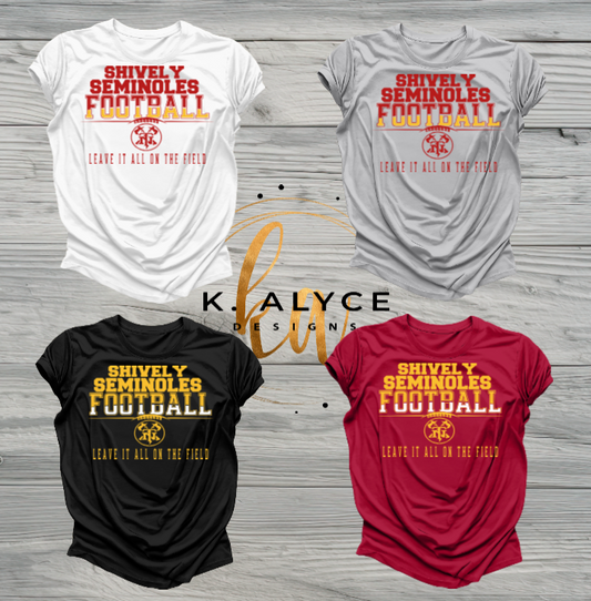 Adult Shively Seminoles Fan T-Shirt - Design 3