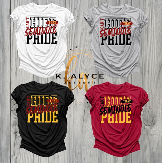 Adult Shively Seminoles Fan T-Shirt - Design 5